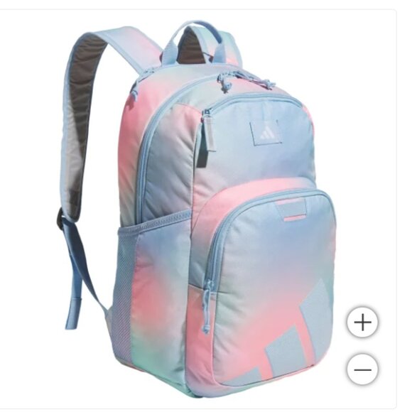 adidas Midway Backpack Blue/Pink - Picture 1 of 5